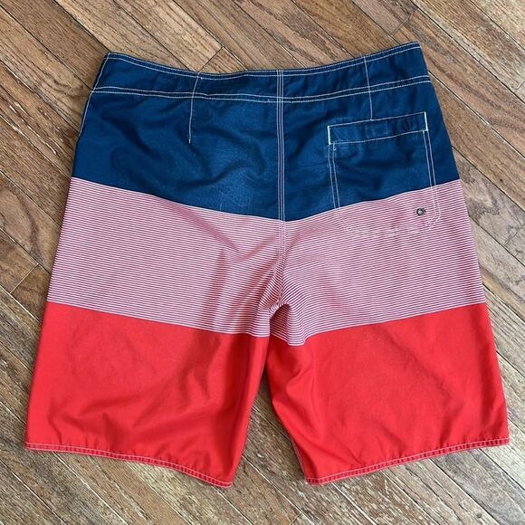 Men’s 36 Hang Ten Americana USA Fourth of July Labor Day Swim Surf Trunks - Picture 10 of 10